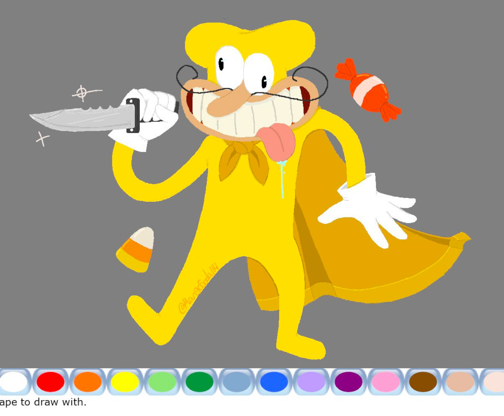 Tux Paint Art Gallery — "Da Noise (Pizza Tower fanart)" by MangoSoda114