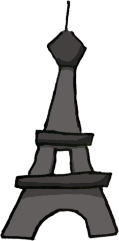 Eiffel Tower Cartoon Picture on Eiffel Tower Png